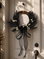 Halloween Rattan Wreath