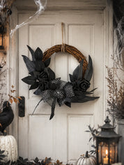 Halloween Rattan Wreath